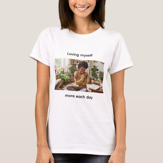 Camiseta de Cita de Amor Propio (Anverso)