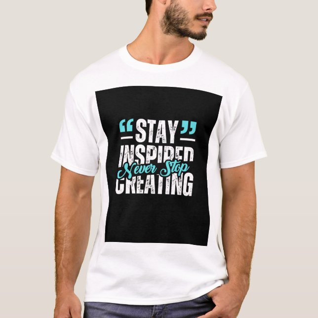Camiseta de cita de automotivación  (Anverso)