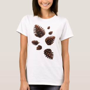 Camiseta de cita de BROWN PINES Gris Moderno