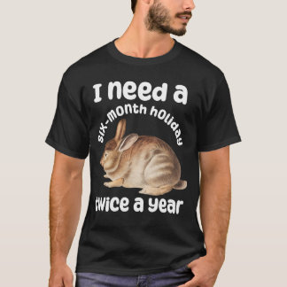 Camiseta De Cita De Conejo Gracioso - Meme De Cone