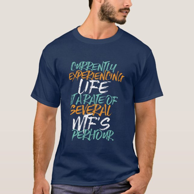 Camiseta De Cita De Humor De Vida Graciosa (Anverso)
