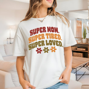 Camiseta de Cita de Maternidad Super Amada Mamá pa