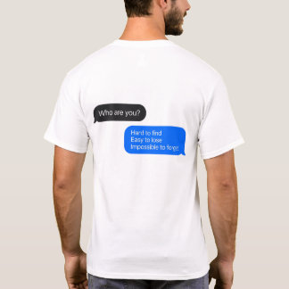 Camiseta de cita de mensaje de burbuja de texto -