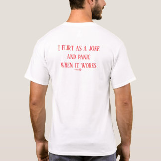 Camiseta de cita de pánico Me burlo por diversión