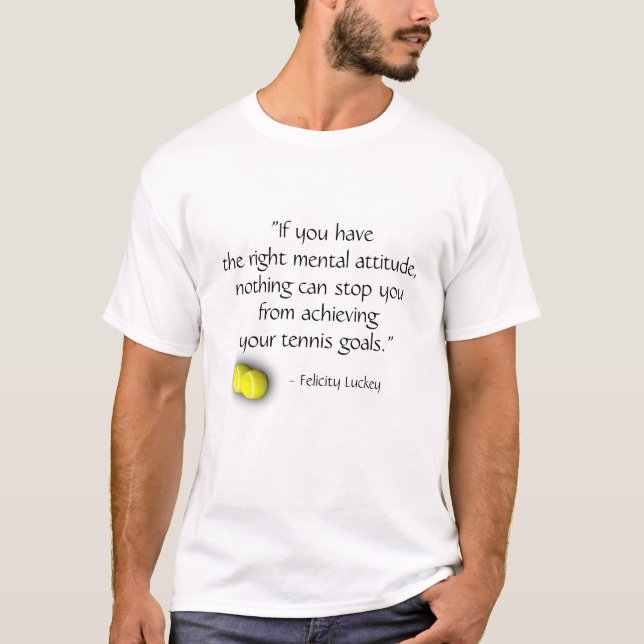 Camiseta de cita de tenis (Anverso)