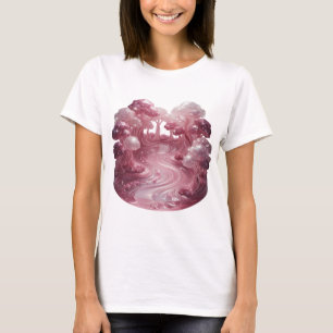 Camiseta de cita del BOSQUE DE CRISTAL plateado ju