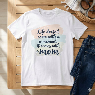 Camiseta de cita del día de la madre con guión mod