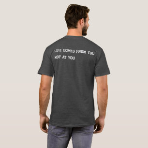 Camiseta de cita inspiradora con estampado minimal