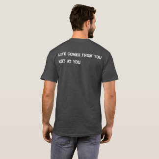 Camiseta de cita inspiradora con estampado minimal