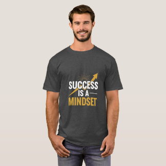 Camiseta de cita motivacional: El éxito es una men
