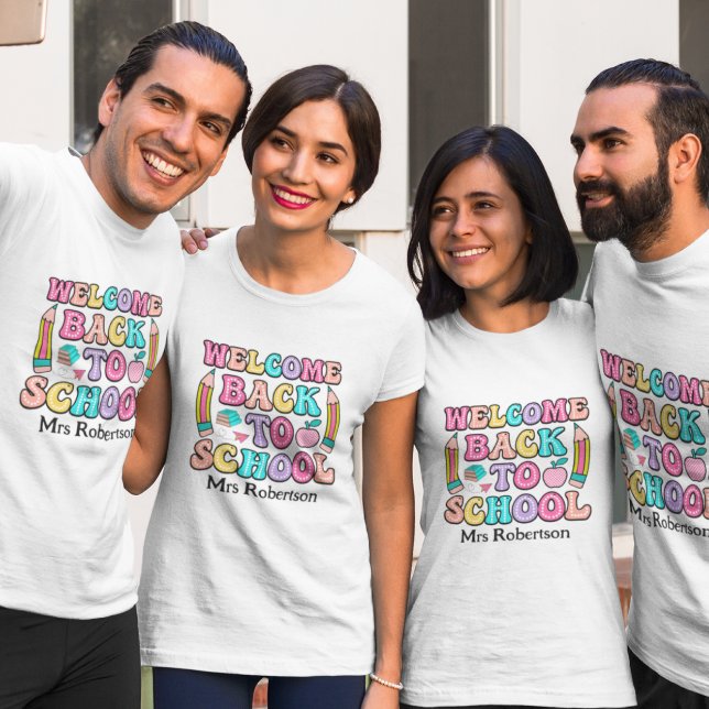 Camiseta de cita retro colorida de maestro (Subido por el creador)