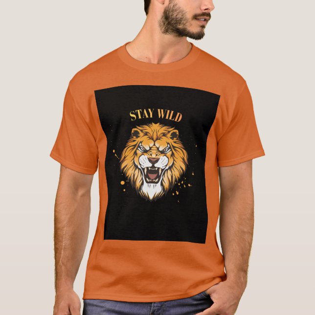 Camiseta de cita Stay wild  (Anverso)