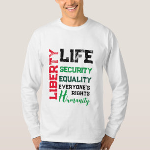 Camiseta de citas de derechos de todos