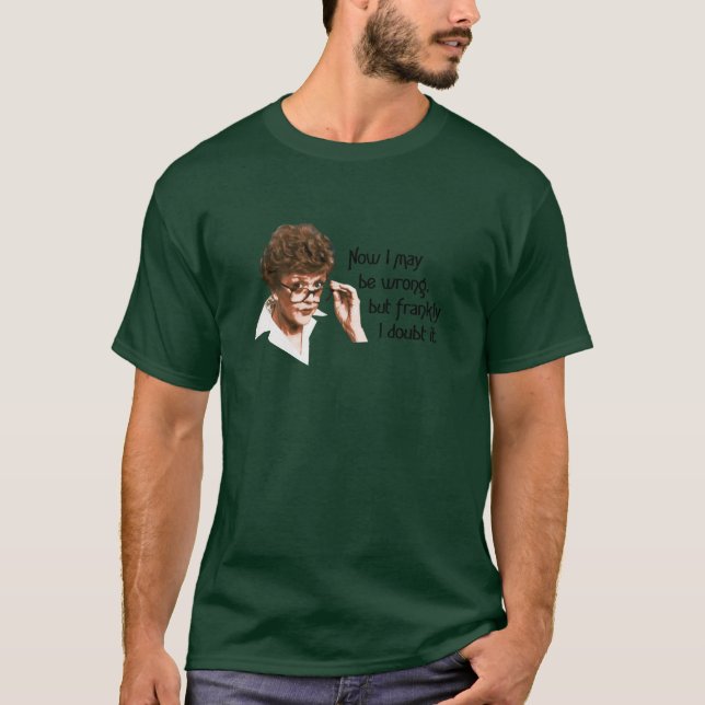 Camiseta de citas de Jessica Fletcher Murder She W (Anverso)