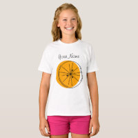 Camiseta de Citrus Naranja Name chicas