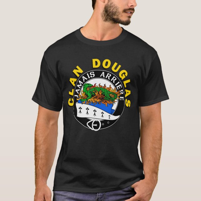 Camiseta de Clan Douglas "Salamander in Flames" (Anverso)