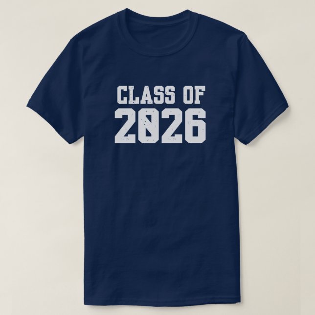 Camiseta De "Clase Superior De 2026" Divertida Y A (Diseño del anverso)