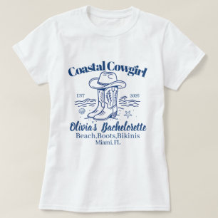 Camiseta de club de despedida de soltera vaquera c