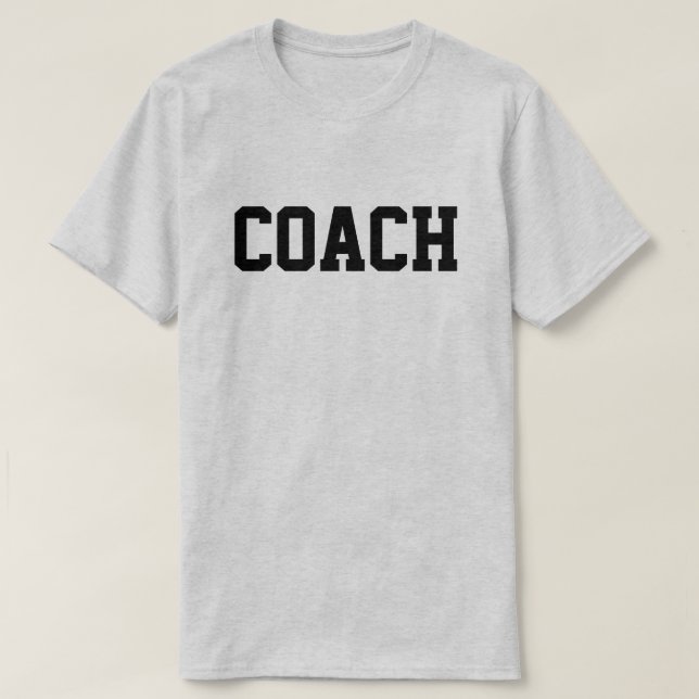 CAMISETA DE COACH (DELANTERA Y ATRÁS) (Diseño del anverso)