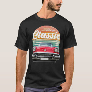 Camiseta de coche clásica vintage