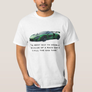 Camiseta de coche de carreras