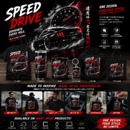 Camiseta de coche de carreras Speed Drive – camise