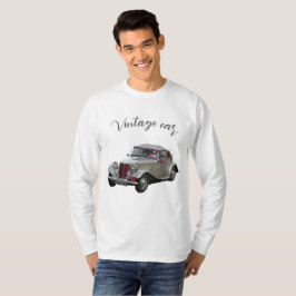 Camiseta de coche de época
