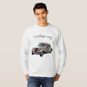 Camiseta de coche de época