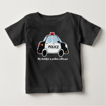Camiseta de coche de la policía - Bebé - Niño - Ni