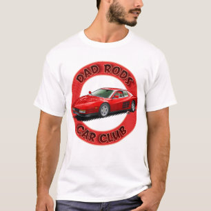 Camiseta de coche deportivo italiano rojo del club