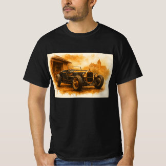 Camiseta de coche vintage Rustic Roadster