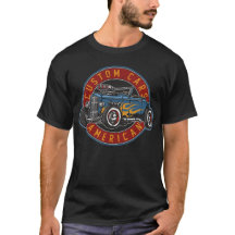 Camiseta de coches estadounidenses personalizados