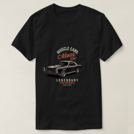 Camiseta de coches musculares americanos de toda l