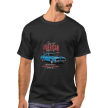 Camiseta de coches musculares de escuela vieja: co