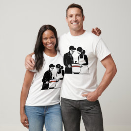 Camiseta de cocina de pareja
