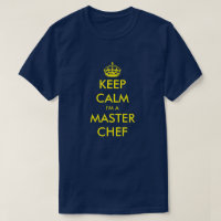 Camiseta de cocina divertida y tranquila para el c