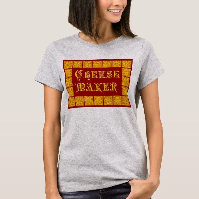 Camiseta de cocina para el fabricante de queso (Anverso)