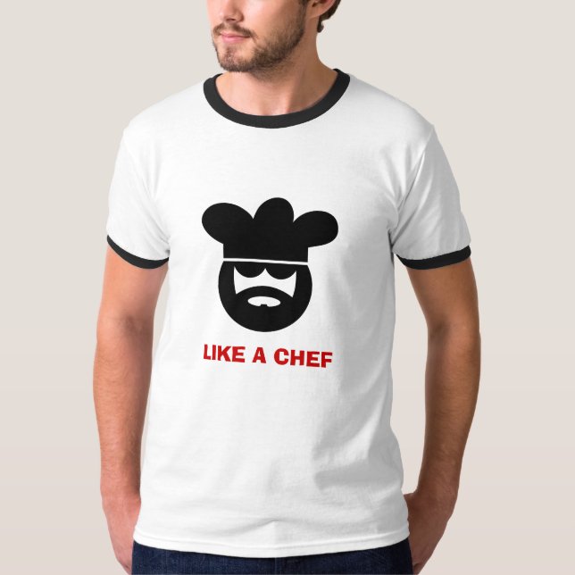 Camiseta de cocinar divertida para los hombres el (Anverso)