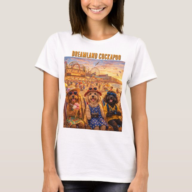 Camiseta de Cockapoo Playa Margate Regalo (Anverso)