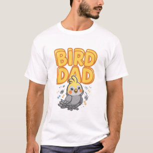 Camiseta de Cockatiel Lindo Papá Pájaro
