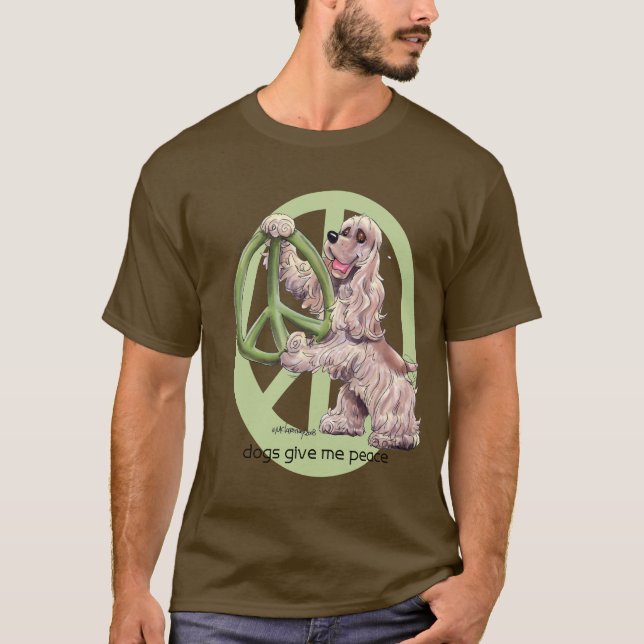 Camiseta de cocker spaniel (Anverso)