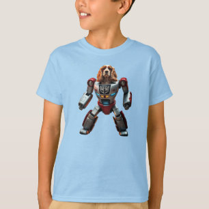 Camiseta de Cocker Spaniel Robot Kid
