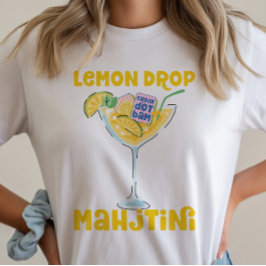 Camiseta de Cocktail Mahjong de Martini de Limón G