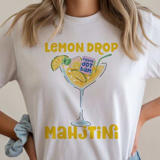 Camiseta de Cocktail Mahjong de Martini de Limón G (Subido por el creador)