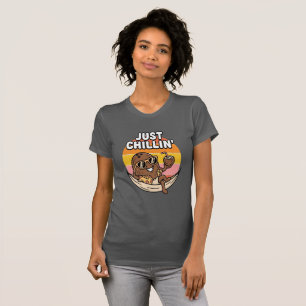 Camiseta de coco Just Chillin – Tee de verano trop