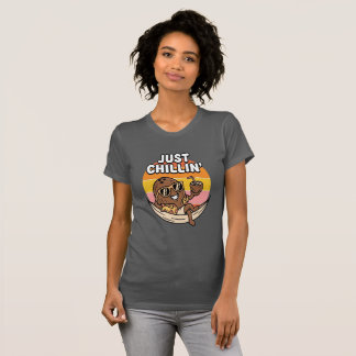 Camiseta de coco Just Chillin – Tee de verano trop