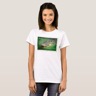 Camiseta de cocodrilo de agua salada de Darwin