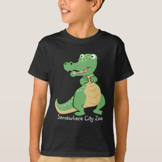 Camiseta de cocodrilo personalizado