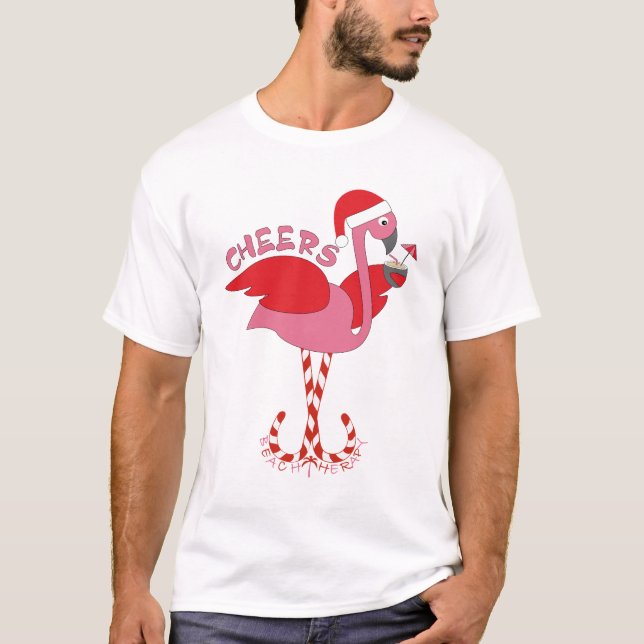 Camiseta de cóctel Flamingo (Anverso)