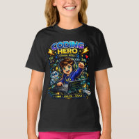 Camiseta de codificación para niños | Héroe de cod